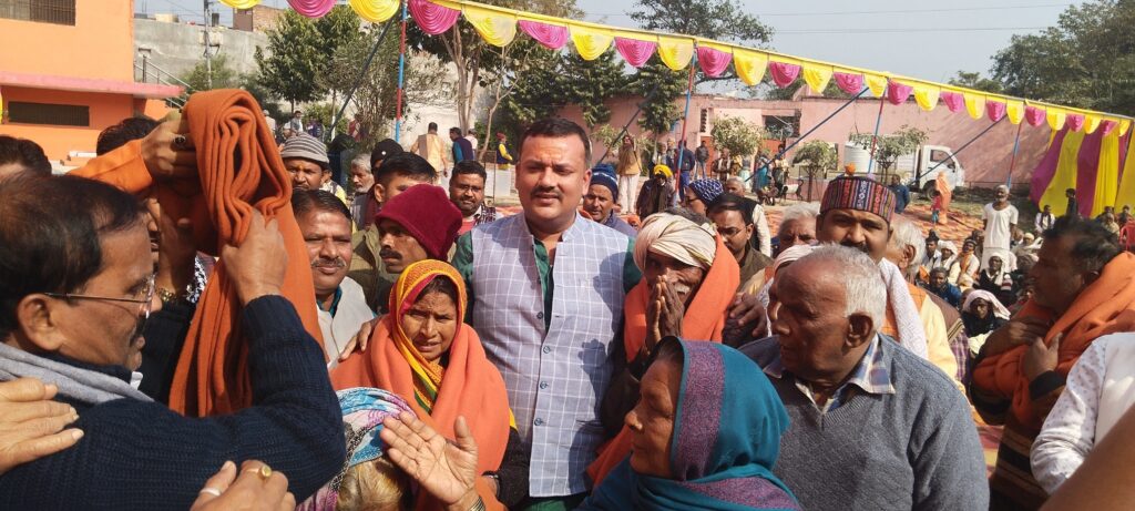 कैली अस्पताल स्थित रघुवंश पुरी शिव मंदिर में RSS द्वारा आयोजित मकर संक्रांति उत्सव