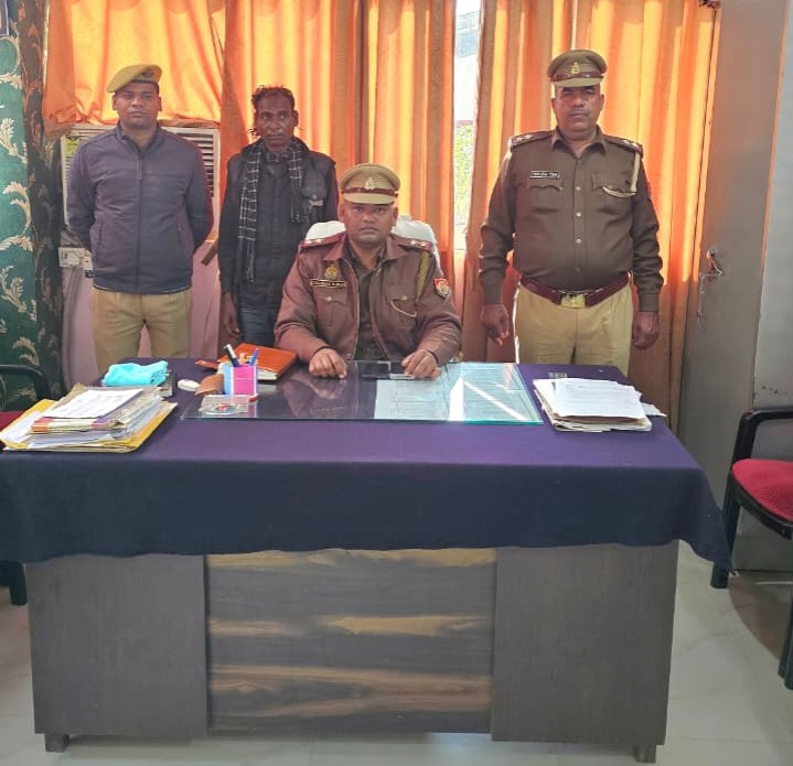 थाना छावनी पुलिस गिरफ्तारी में पकड़ा गया पाक्सो एक्ट का वांछित अभियुक्त