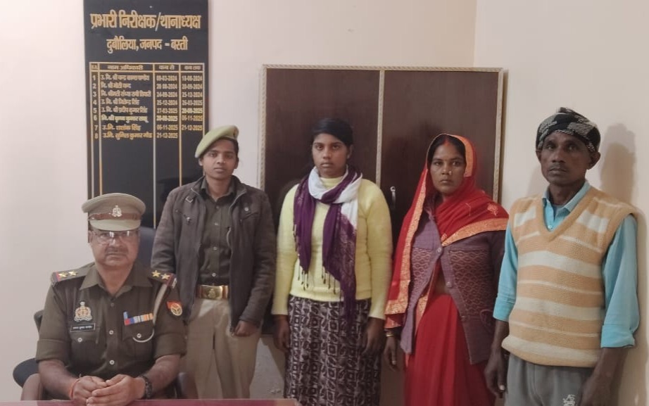 दुबौलिया पुलिस ने भटकी लड़की को बरामद किया