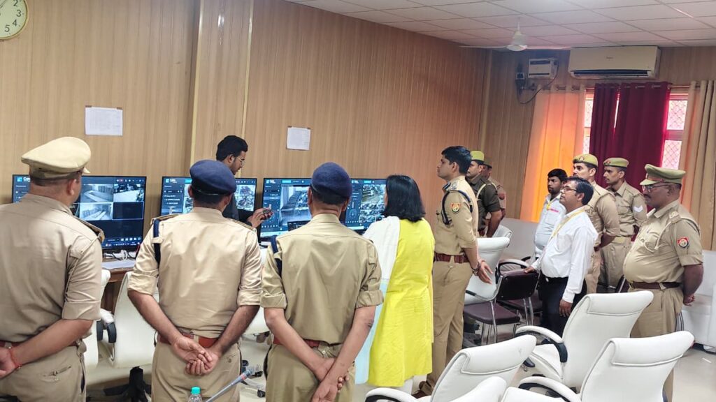 बस्ती SI भर्ती परीक्षा निरीक्षण